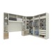Guarda-Roupa Casal Modulado Seletto 10 Portas 12 Gavetas Me19 Areia/Jequitibá - Henn