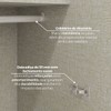 Guarda-Roupa Casal Modulado Seletto 10 Portas 12 Gavetas Me19 Areia/Jequitibá - Henn