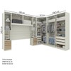 Guarda-Roupa Casal Modulado Seletto 10 Portas 12 Gavetas Me19 Areia/Jequitibá - Henn