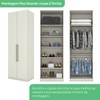 Guarda-Roupa Casal Modulado Seletto 11 Portas 9 Gavetas com Espelho Me20 Areia - Henn