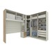 Guarda-Roupa Casal Modulado Seletto 8 Portas 6 Gavetas com Espelho Me22 Areia/Jequitibá - Henn