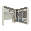 Guarda-Roupa Casal Modulado Seletto 8 Portas 6 Gavetas Me24 Areia/Jequitibá - Henn