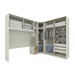 Guarda-Roupa Casal Modulado Seletto 8 Portas 6 Gavetas Me24 Areia/Jequitibá - Henn