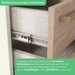 Guarda-Roupa Casal Modulado Seletto 8 Portas 6 Gavetas Me24 Areia/Jequitibá - Henn