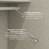 Guarda-Roupa Casal Modulado Seletto 8 Portas 6 Gavetas Me24 Areia/Jequitibá - Henn