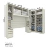 Guarda-Roupa Casal Modulado Seletto 9 Portas 6 Gavetas Me33 Areia - Henn