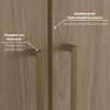 Guarda-Roupa Solteiro Modulado Seletto 5 Portas 6 Gavetas Me25 Areia/Jequitibá - Henn