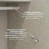 Guarda-Roupa Solteiro Modulado Seletto 5 Portas 6 Gavetas Me25 Areia/Jequitibá - Henn