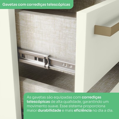 Guarda-Roupa Solteiro Modulado Seletto 5 Portas Me32 Areia - Henn