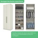 Guarda-Roupa Solteiro Modulado Seletto 5 Portas Me32 Areia - Henn
