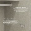 Guarda-Roupa Solteiro Modulado Seletto 5 Portas Me32 Areia - Henn