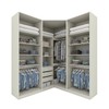 Guarda-Roupa Casal Modulado Seletto 6 Portas 3 Gavetas com Espelho Me31 Areia - Henn