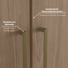 Guarda-Roupa Casal Modulado Seletto 9 Portas 9 Gavetas Me30 Areia/Jequitibá - Henn