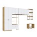 Guarda-Roupa Casal Modulado Infinity 10 Portas 2 Gavetas Savana/Branco Fosco - Genialflex