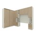 Guarda-Roupa Casal Modulado Seletto 8 Portas 9 Gavetas Me29 Areia/Jequitibá - Henn