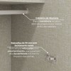 Guarda-Roupa Casal Modulado Seletto 8 Portas 9 Gavetas Me29 Areia/Jequitibá - Henn