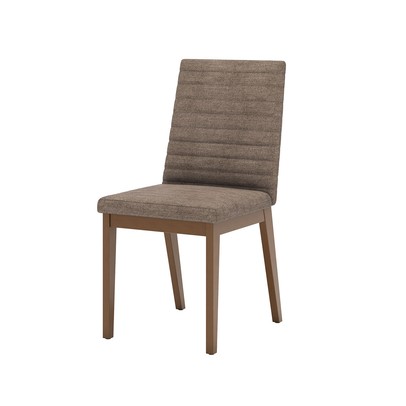 Cadeiras Kit 2 Cadeiras Elena Cacao/Nature - Henn