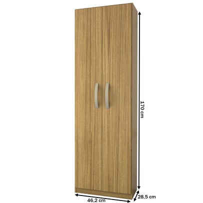 Armário Multiuso Andorra 2 Portas 4 Prateleiras Marrocos - Panorama Móveis