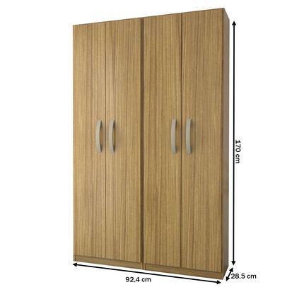 Lavanderia Completa Andorra 4 Portas 8 Prateleiras Marrocos - Panorama Móveis