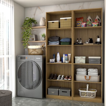 Lavanderia Completa Andorra 4 Portas 8 Prateleiras Marrocos - Panorama Móveis
