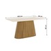 Mesa de Madeira Olívia 160 Cm Nature/Off White - Henn