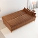Sofá Cama 3 Lugares Reclinável Tequila Terracota - Vian