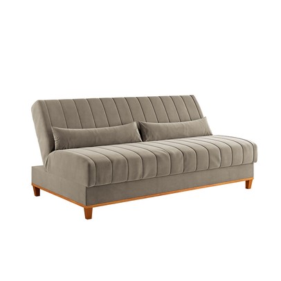 Sofá Cama 3 Lugares Reclinável Tequila Pérola - Vian