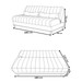 Sofá Cama 3 Lugares Reclinável Tequila Grafite - Vian