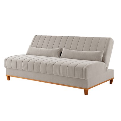 Sofá Cama 3 Lugares Reclinável Tequila Marfim - Vian