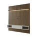 Painel para TV Até 75 Polegadas Colombo 1 Porta com Led Ripado 3d Pinho/Off White - Panorama Móveis