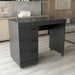 Mesa Escrivaninha Aspa 3 Gavetas Preto - Panorama Móveis