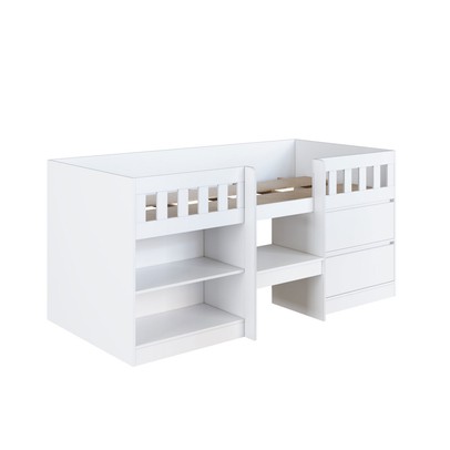 Cama Infantil Ilha Bela 2 Portas Branco - Art In Móveis