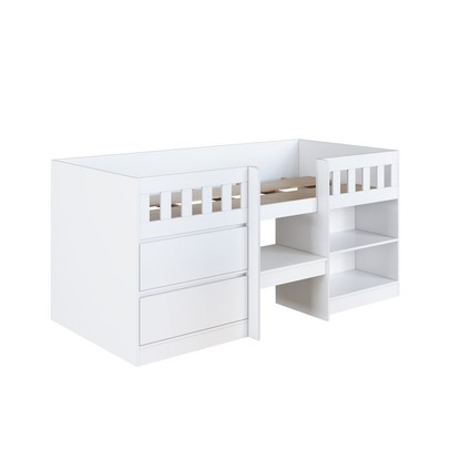 Cama Infantil Ilha Bela 2 Portas Branco - Art In Móveis