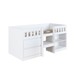 Cama Infantil Ilha Bela 2 Portas Branco - Art In Móveis