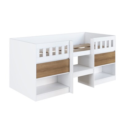 Cama Infantil Ilha Bela 2 Portas Mel - Art In Móveis