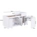 Cama Solteiro Multifuncional Jamaica 2 Portas 1 Gaveta Branco - Art In Móveis