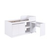 Cama Solteiro Multifuncional Jamaica 2 Portas 1 Gaveta Branco - Art In Móveis