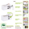 Cama Solteiro Multifuncional Jamaica 2 Portas 1 Gaveta Mel - Art In Móveis
