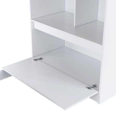 Cama Infantil Multifuncional Amsterdam 1 Porta Branca - Art In Móveis