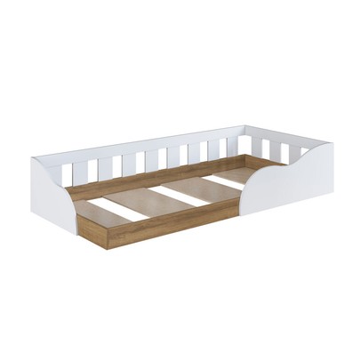 Cama Infantil Montessoriana Memphis Branco - Art In Móveis