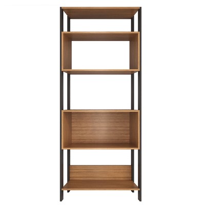 Estante para Livros 3000 1 Porta Montana/Preto - Quiditá Móveis