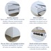Cozinha Compacta Nuestra Cosas 4 Portas 5 Gavetas Ripado 100% Mdf Branco/Nature - Panorama Móveis