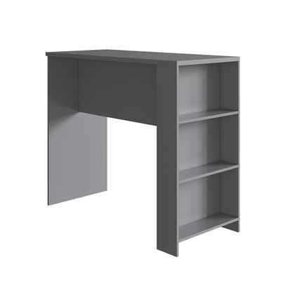 Bancada de Cozinha Luna 3 Prateleiras Cinza - Irm Móveis