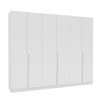Guarda-Roupa Casal Porto 6 Portas 4 Gavetas Branco - Politorno