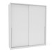Guarda-Roupa Casal Porto 2 Portas 2 Gavetas Branco - Politorno