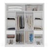 Guarda-Roupa Casal Porto 2 Portas 2 Gavetas com Espelho Branco/Creme - Politorno