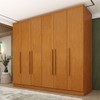 Guarda-Roupa Casal Filadélfia 6 Portas 4 Gavetas Cinamomo - Pnr Móveis