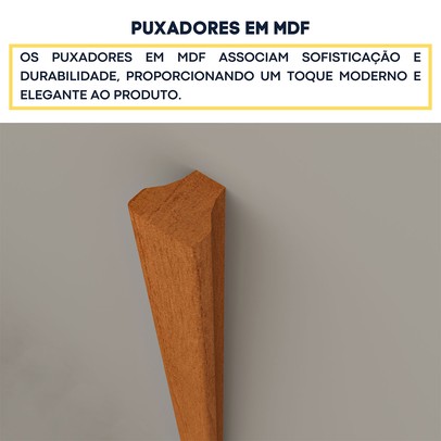 Guarda-Roupa Casal Filadélfia 6 Portas 4 Gavetas Cinamomo/Off White - Pnr Móveis