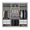 Guarda-Roupa Casal Toulon 6 Portas 4 Gavetas Neve - Pnr Móveis
