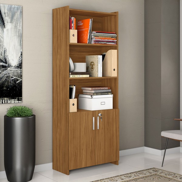 Armário para Escritório 2 Portas Diretor Freijó - Pnr Móveis